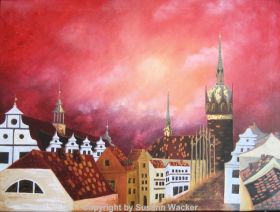 Wittenberg, Acryl auf Leinwand, 50 x 70 cm