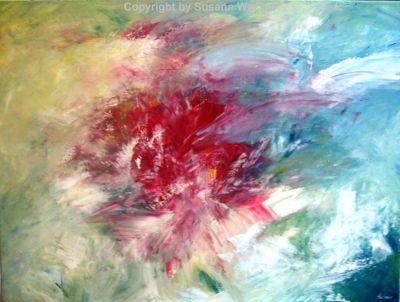 Frühlings Erwachen, Acryl auf Leinwand, 60 x 80 cm